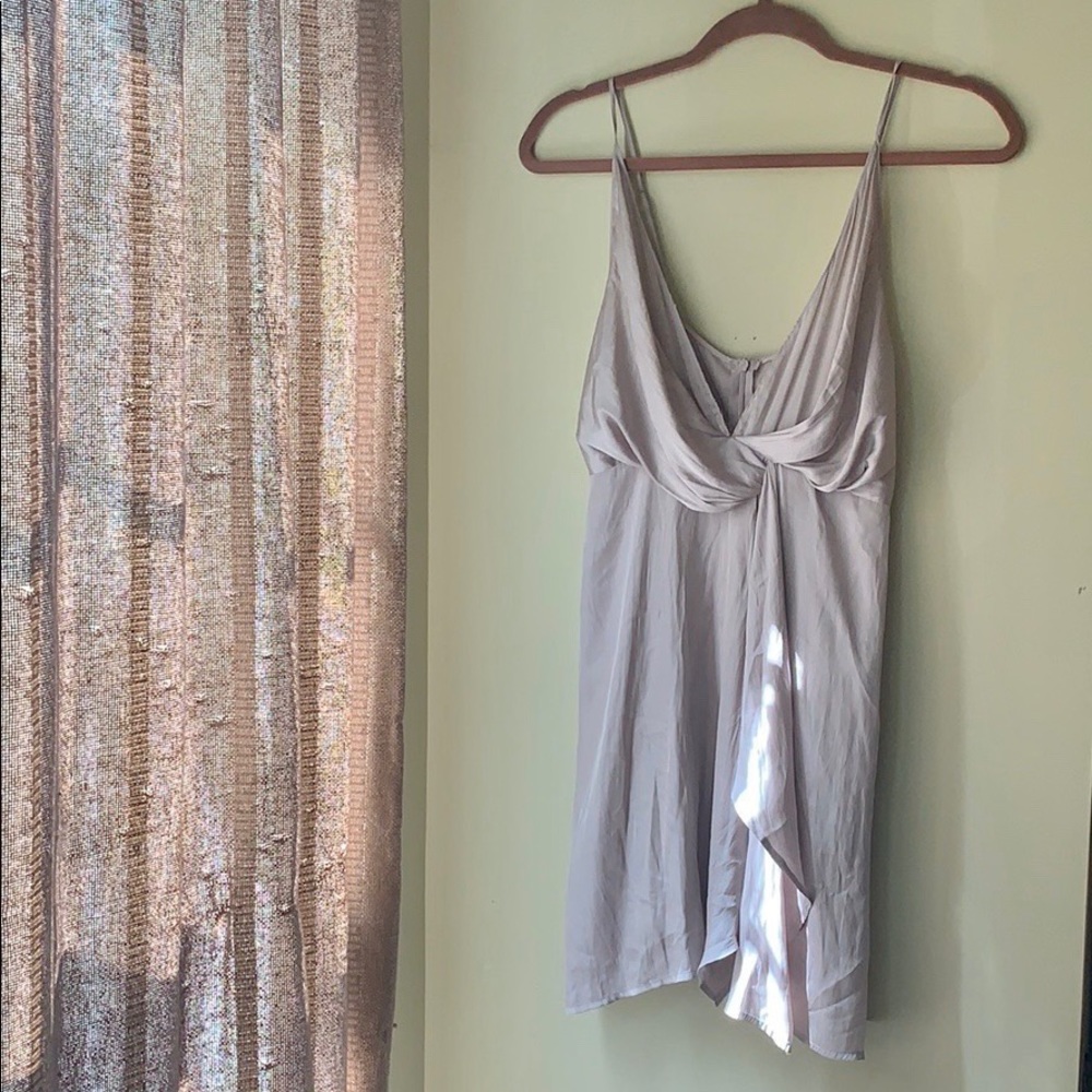 Lush Satin Knotted Dress